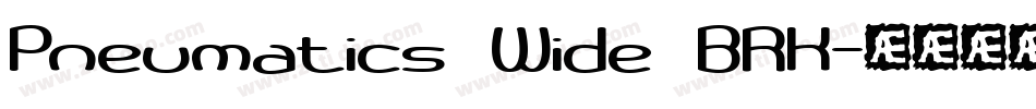 Pneumatics Wide BRK字体转换